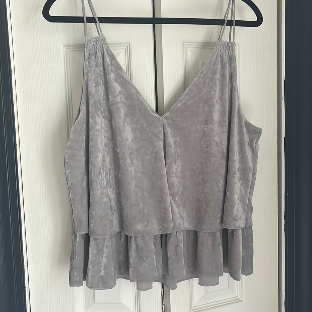 aerie crushed velvet tank